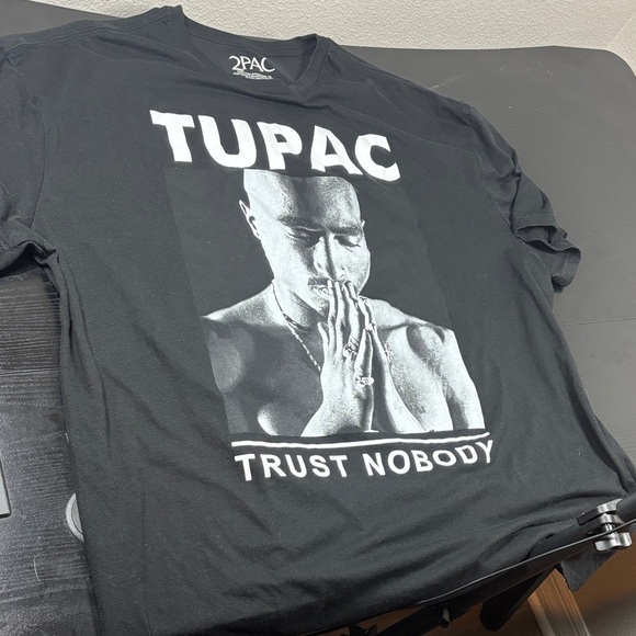 2Pac Other - 2PAC‎ Black Graphic Tee - Trust Nobody Design